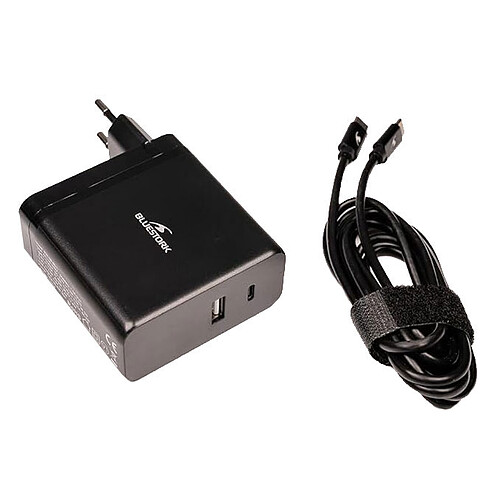 Bluestork Chargeur USB-C 65W Noir pas cher