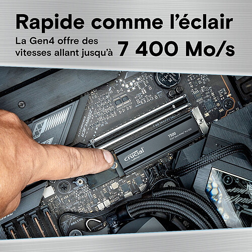 Crucial T500 4 To avec dissipateur pas cher