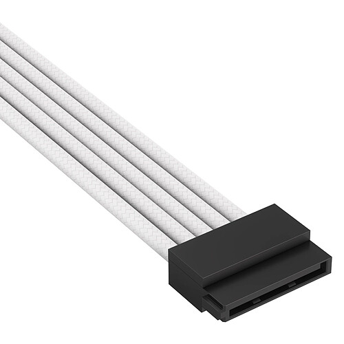 Corsair Premium Câble d'alimentation SATA 4 connecteurs type 5 Gen 5 - Blanc pas cher