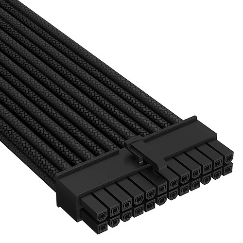 Corsair Premium Câble d'alimentation ATX 24 broches type 5 Gen 5 - Noir pas cher