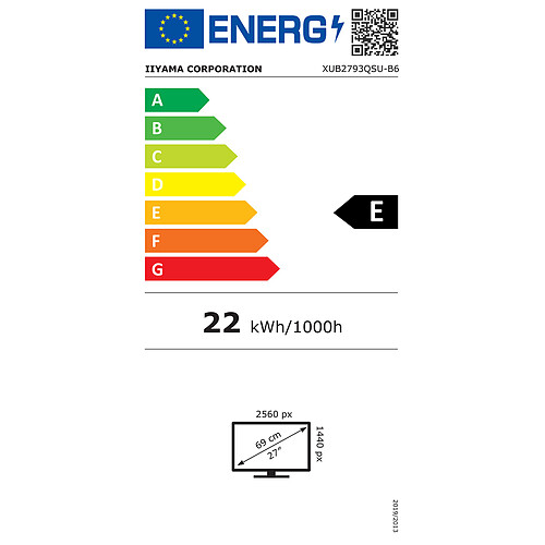 iiyama 27" LED - ProLite XUB2793QSU-B6 pas cher