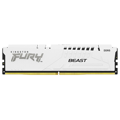 Kingston FURY Beast 32 Go (2 x 16 Go) DDR5 6000 MHz CL40 - Blanc pas cher