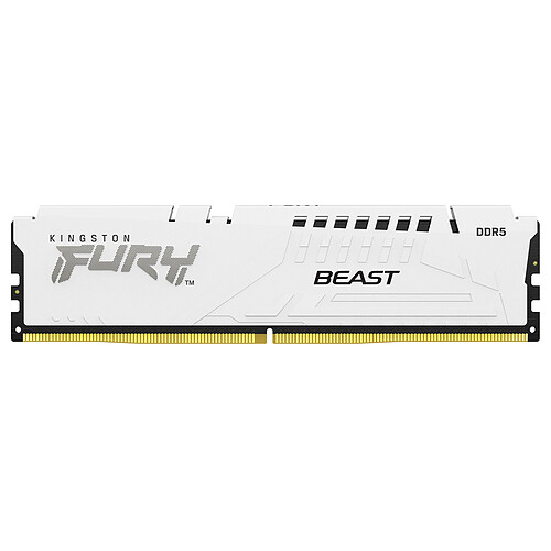 Kingston FURY Beast 32 Go (2 x 16 Go) DDR5 6000 MHz CL30 - Blanc pas cher