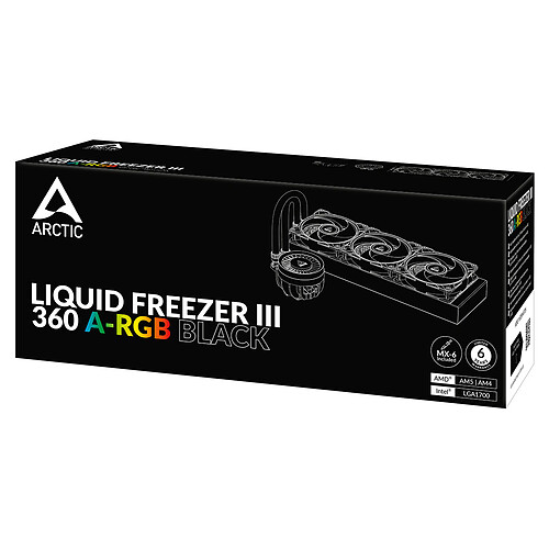 Arctic Liquid Freezer III 360 A-RGB (Noir) pas cher