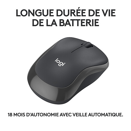 Logitech M240 Silent (Graphite) (x3) pas cher