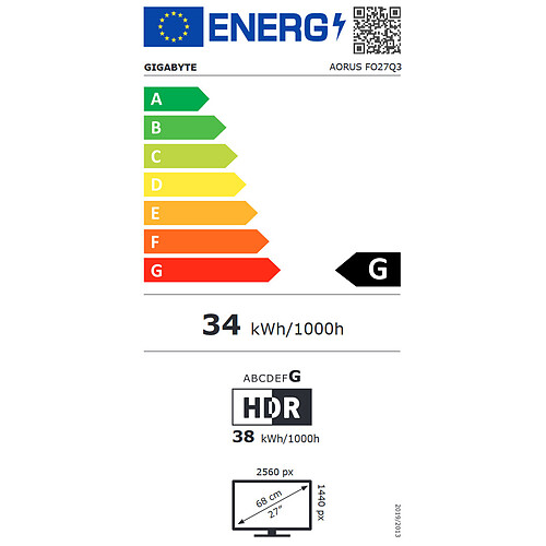 AORUS 27" OLED - FO27Q3 pas cher
