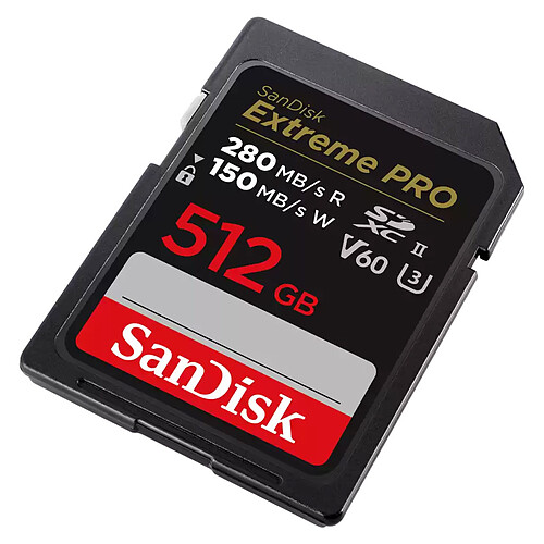 SanDisk Extreme PRO UHS-II V60 512 Go pas cher