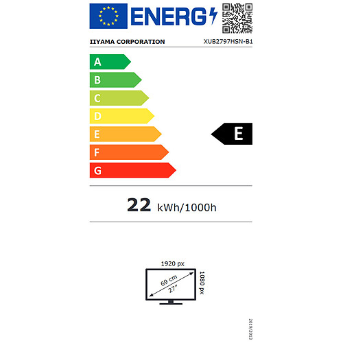 iiyama 27" LED - ProLite XUB2797HSN-B1 pas cher