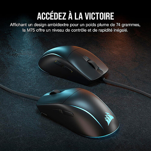 Corsair Gaming M75 (Noir) pas cher