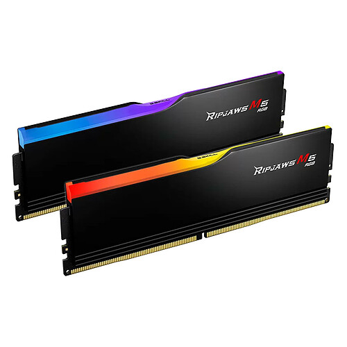 G.Skill Ripjaws M5 RGB 32 Go (2 x 16 Go) DDR5 6000 MHz CL36 - Noir pas cher