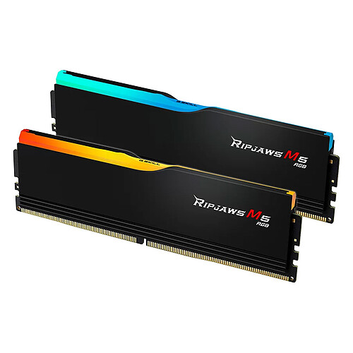 G.Skill Ripjaws M5 RGB 64 Go (2 x 32 Go) DDR5 5200 MHz CL40 - Noir pas cher