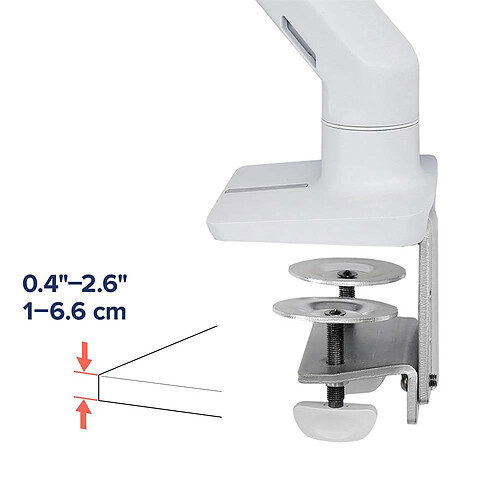 Ergotron HX Kit de fixation bureau pour bras (Blanc) pas cher