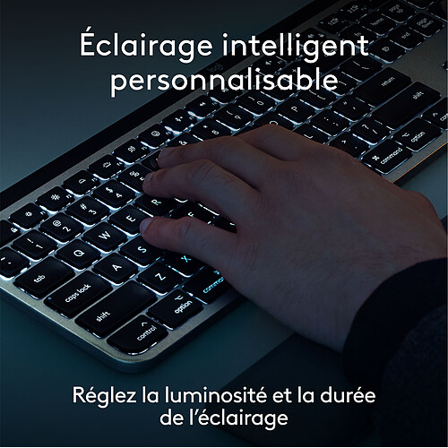 Logitech MX Keys S for Mac (Gris Sidéral) pas cher