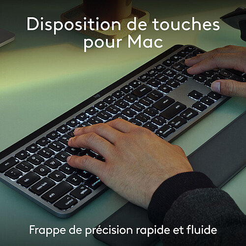 Logitech MX Keys S Combo for Mac (Gris Sidéral) pas cher