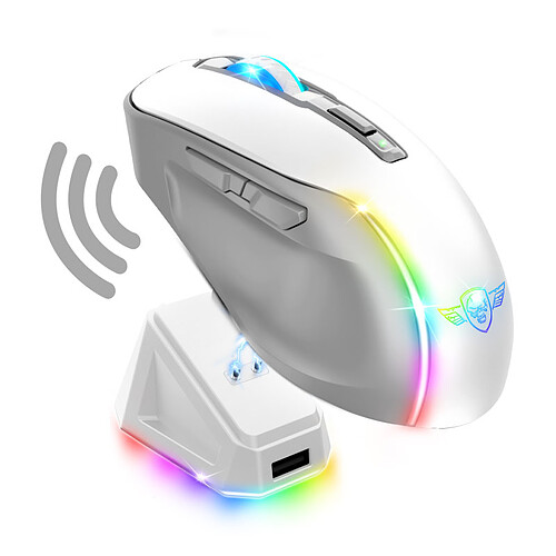 Spirit of Gamer Elite M50 - Blanc pas cher