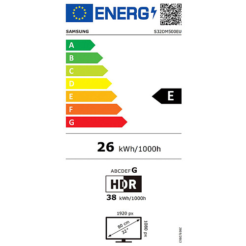 Samsung 32" LED - Smart Monitor M5 S32DM500EU pas cher