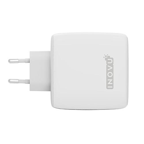 INOVU Chargeur Secteur USB-C 100 W Power Delivery GaN + TEXTORM Câble USB-C 3.1 Gen 2 (10 Gbps) - Mâle/Mâle - 1 M x2 pas cher