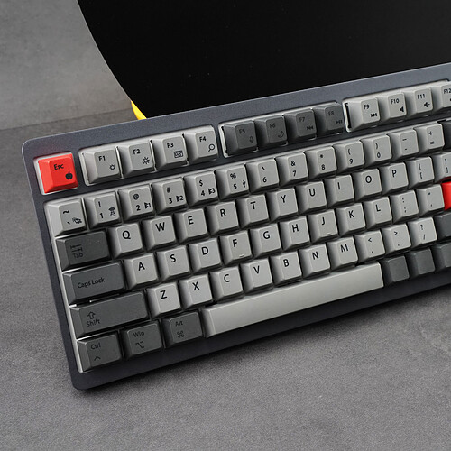 The Keyboard House Maple Pro MX Red (Gris) pas cher