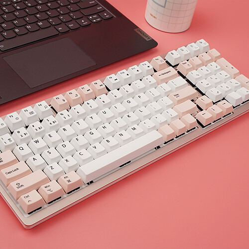 The Keyboard House Maple Pro MX Red (Rose) pas cher