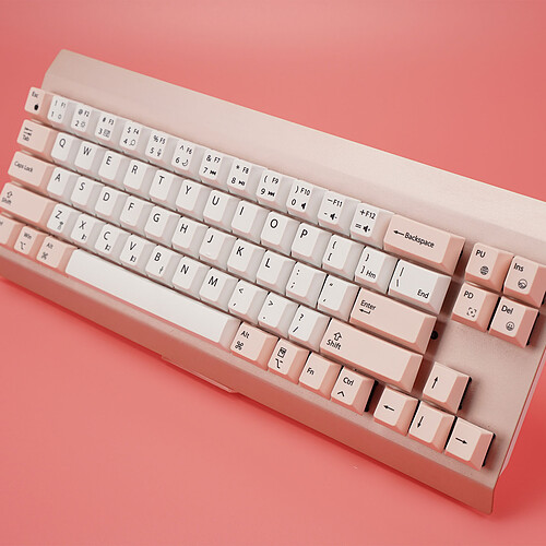 The Keyboard House Gingko Pro MX Red (Rose) pas cher