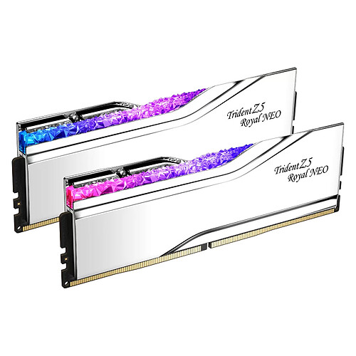 G.Skill Trident Z5 Royal Neo 96 Go (2 x 48 Go) DDR5 6000 MHz CL30 - Argent pas cher