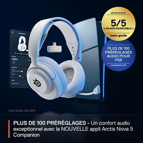 SteelSeries Arctis Nova 5P (Blanc) pas cher