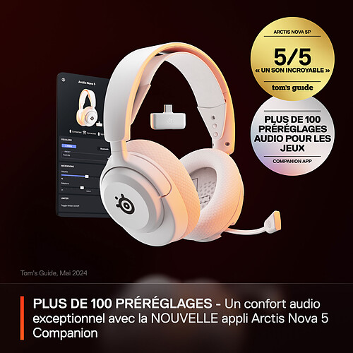 SteelSeries Arctis Nova 5 (Blanc) pas cher