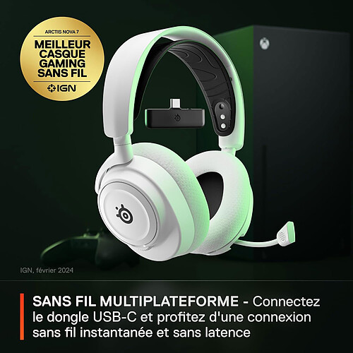 SteelSeries Arctis Nova 7X (Blanc) pas cher