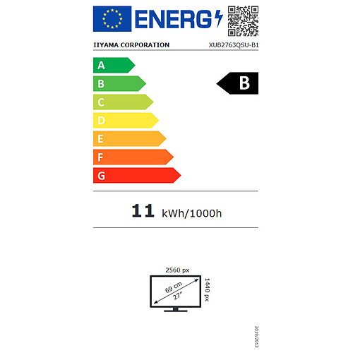 iiyama 27" LED - ProLite XUB2763QSU-B1 pas cher