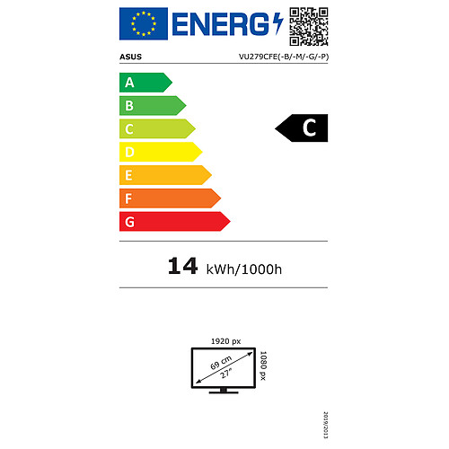 ASUS 27" LED - VU279CFE-B pas cher