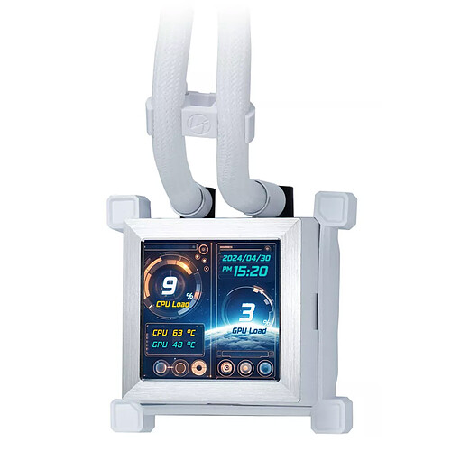 Lian Li Hydroshift LCD 360R (blanc) pas cher