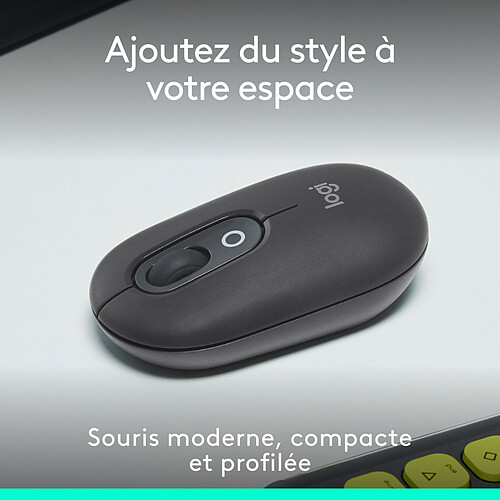 Logitech POP Mouse (Graphite) pas cher