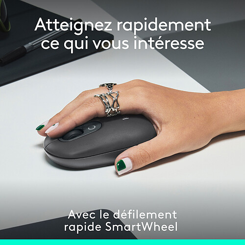 Logitech POP Mouse (Graphite) pas cher