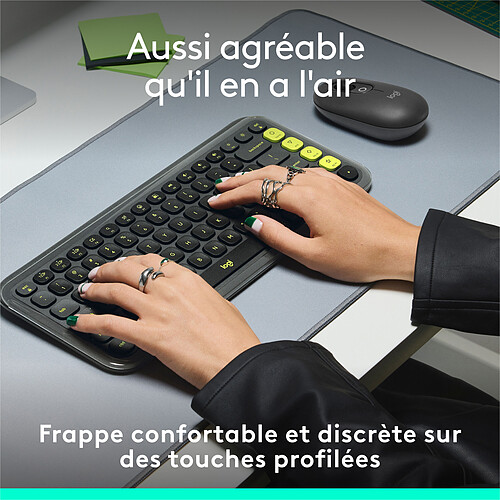 Logitech POP Icon Keys (Graphite) pas cher