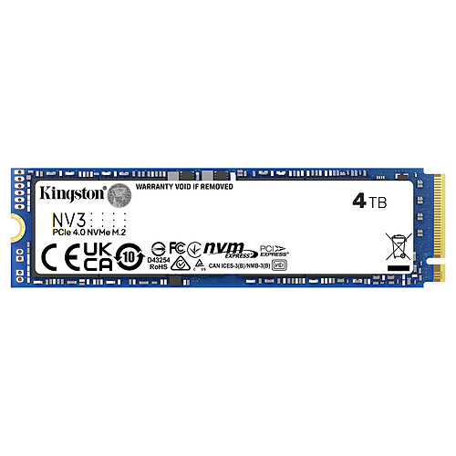 Kingston SSD NV3 4 To pas cher