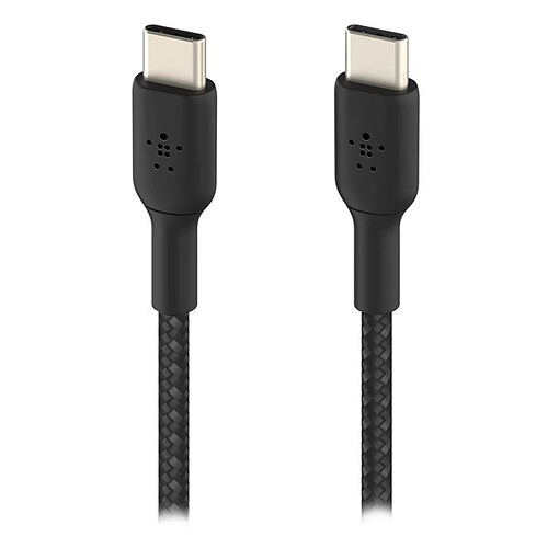 Belkin Câble USB-C vers USB-C renforcé 60 W (noir) - 2 m pas cher