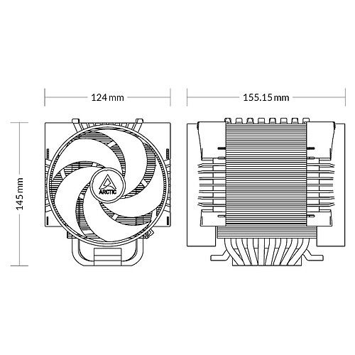 Arctic Freezer 4U-M V2 pas cher