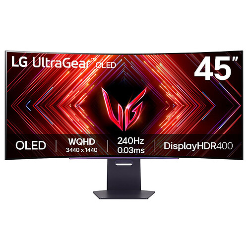 LG 44.5" OLED - UltraGear 45GS95QE-B pas cher