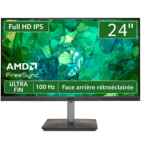 Acer 23.8" LED - Vero RS242Ybpamix pas cher