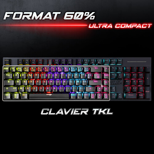 Spirit of Gamer Xpert-K150 (Noir) pas cher