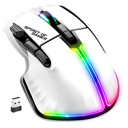 Spirit of Gamer Pro-M5 Wireless (Blanc) pas cher