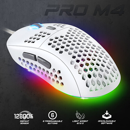 Spirit of Gamer Pro-M4 (Blanc) pas cher