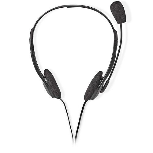 Nedis Portable Stereo Headset (Noir) pas cher