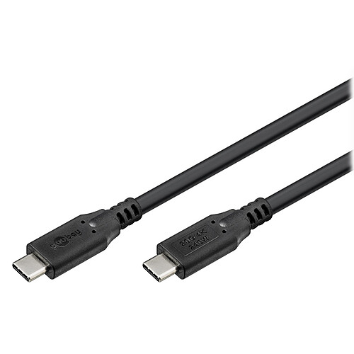 Goobay Câble USB4 Type C (M/M) - Power Delivery - 2 m pas cher