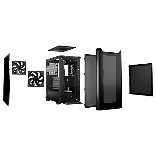 be quiet! Pure Base 501 Airflow - Noir pas cher