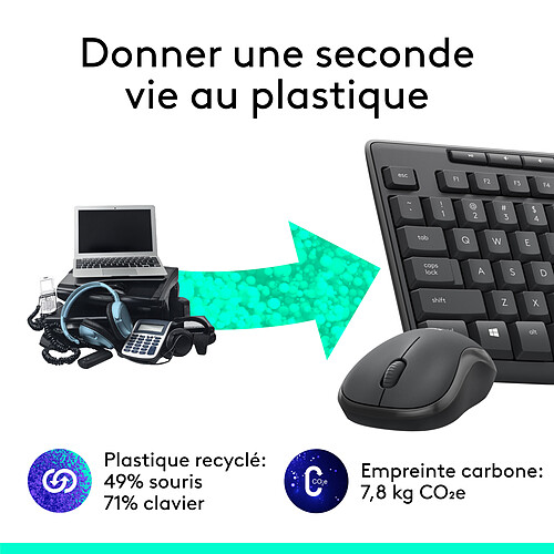 Logitech MK295 (Graphite) pas cher