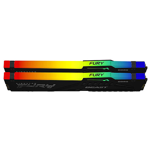 Kingston FURY Beast RGB 16 Go (2 x 8 Go) DDR5 6000 MHz CL30 pas cher