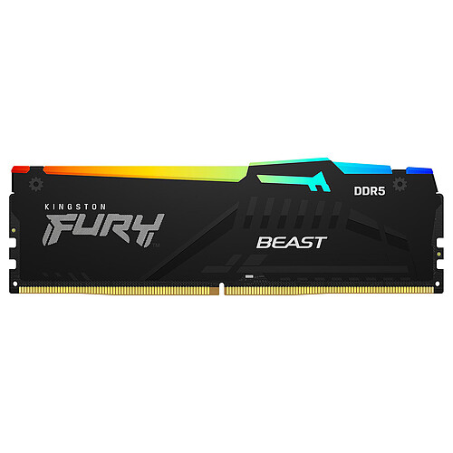 Kingston FURY Beast RGB 16 Go (2 x 8 Go) DDR5 6000 MHz CL30 pas cher