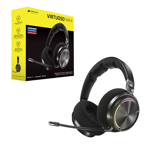 Corsair Virtuoso Max Wireless (Noir) pas cher