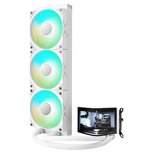 TRYX PANORAMA ARGB 360 - Blanc pas cher